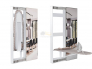 Гладильная доска Смарт купе с зеркалом белая