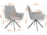 Кресло Мурано опора 360 букле бежевый