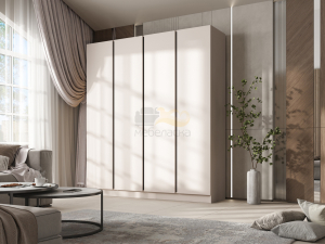 Шкаф трехстворчатый Келвин (2000) Кашемир-вставка черная