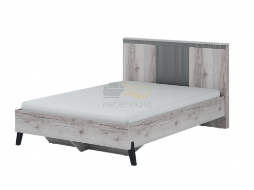 Кровать с ножками 1400 Ольга 3 дуб делано