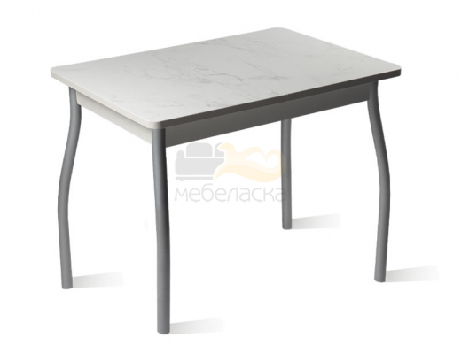 Стол раздвижной Орион.4 1200 пластик мрамор белый - комплект ног №1.1
