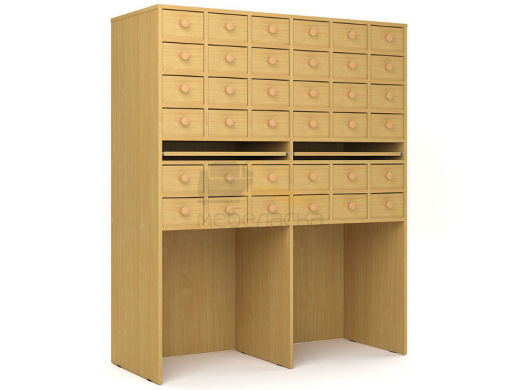 Шкаф картотечный на 36 ящиков Лц.ЩдК-36 Лицей