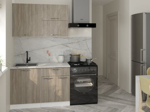 Кухонный гарнитур Фьюджи лайт 1 1200 мм
