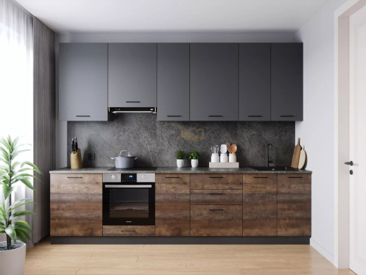 Кухонный гарнитур Трансильвания 3000 (верх 950 мм)